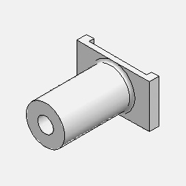 <b>Locking pin type a for metal drawer</b><br />Type A.